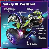 Vista 8 de SISIGAD Scooter, 6.5" Flash Wheels & Corlorful LED Lights, All for Girls Boys Kids Ages 6+