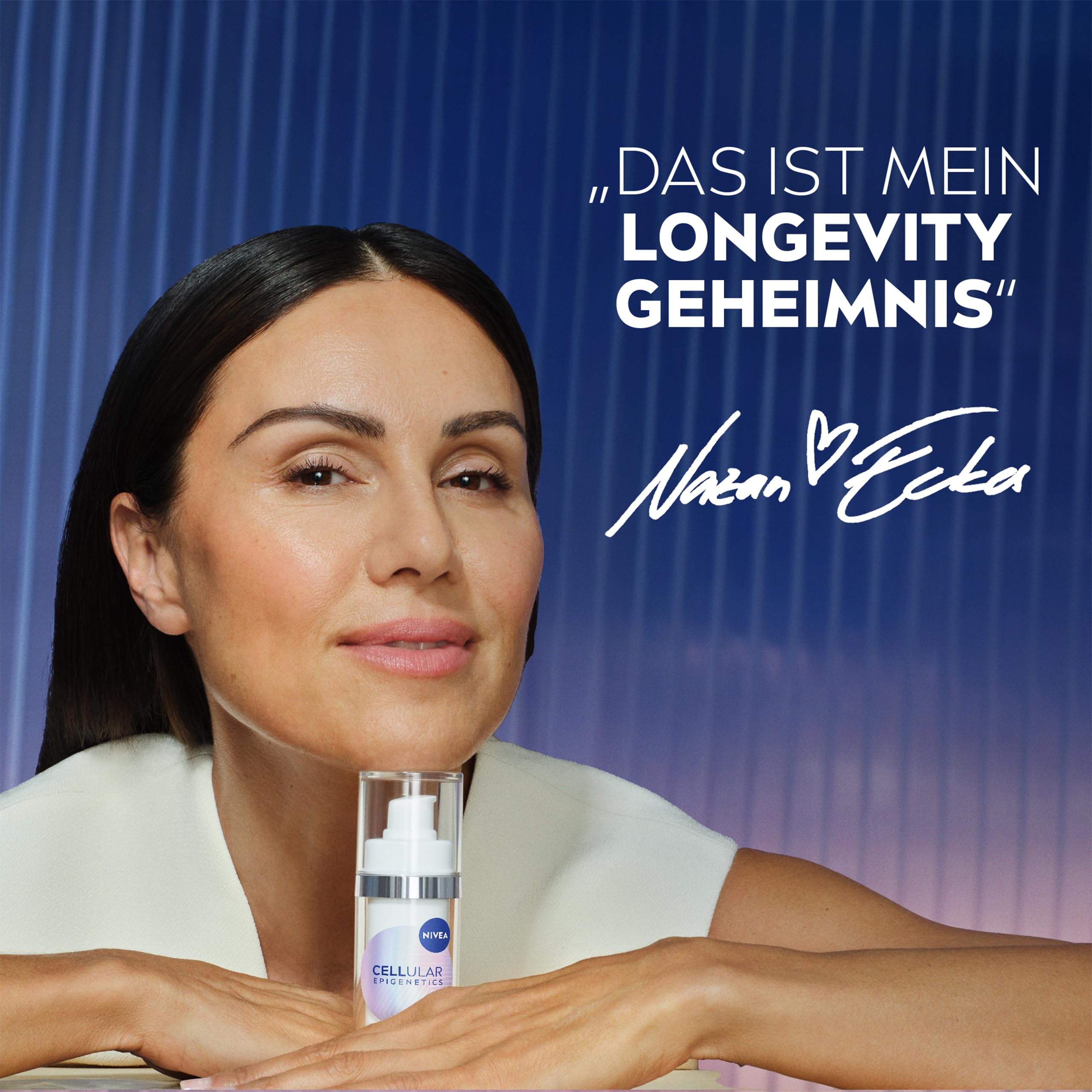 NIVEA Cellular Epigenetics Verjüngendes Serum mit EPICELLINE, setzt das Hautalter in 2 Wochen zurück, revolutionäre Gesichtspflege mit 3 Arten Hyaluronsäure (30 ml)