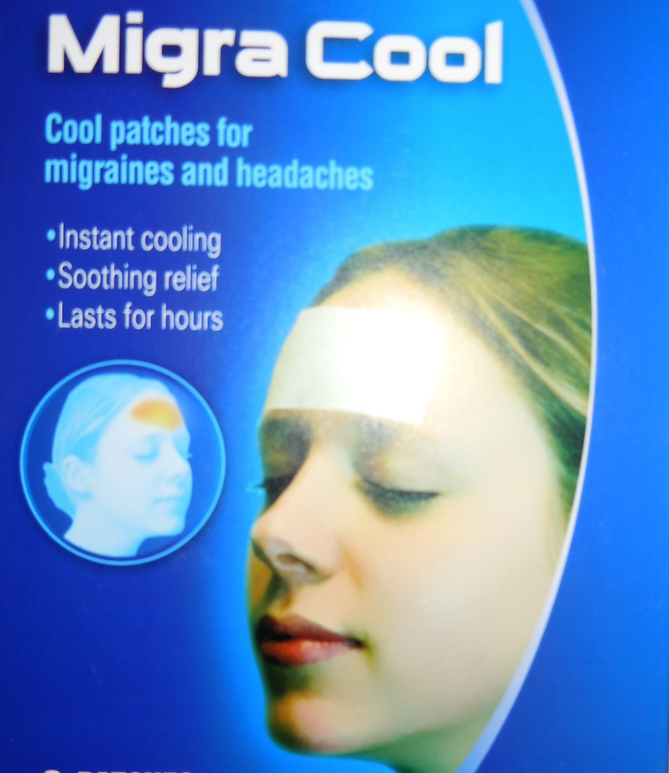 Migra Cool Patches x 3 for Migraines and Headaches