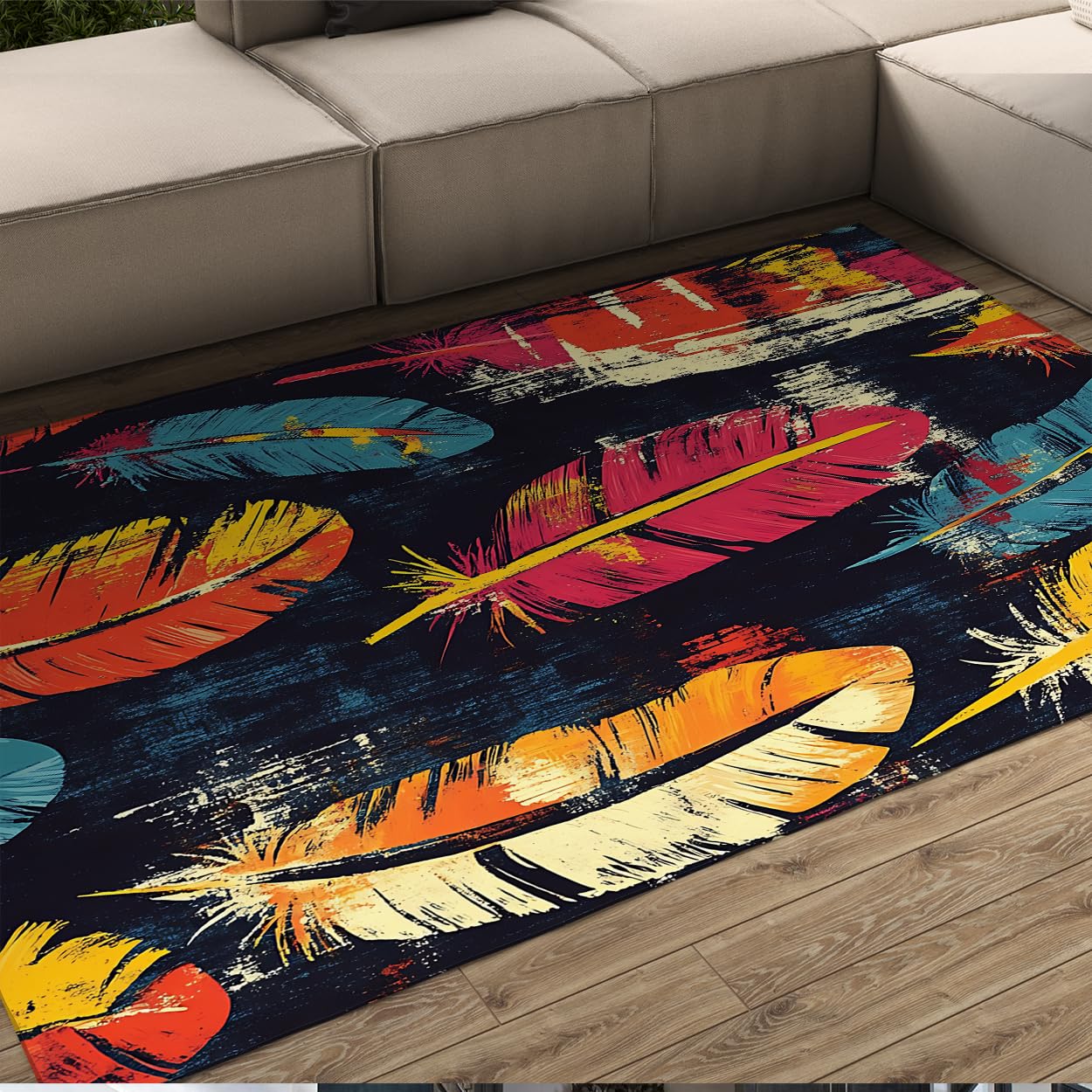 Tapis salon street graffiti pop art lavable pour un séjour moderne et stylé