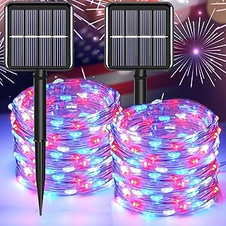 Memorial Day Solar String Lights