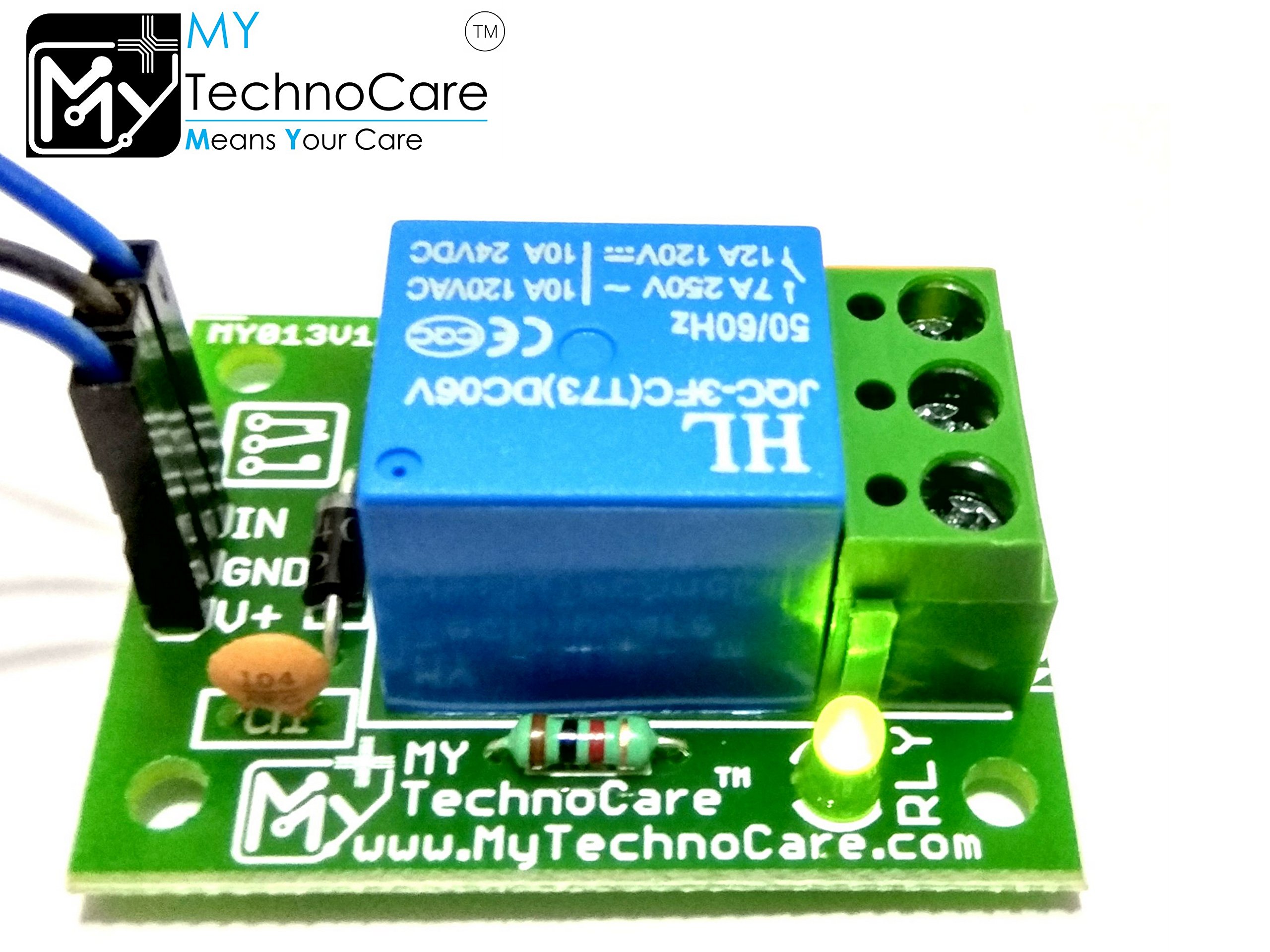 Buy MY TechnoCare 5V Relay Module Switch Board Compatible with Arduino