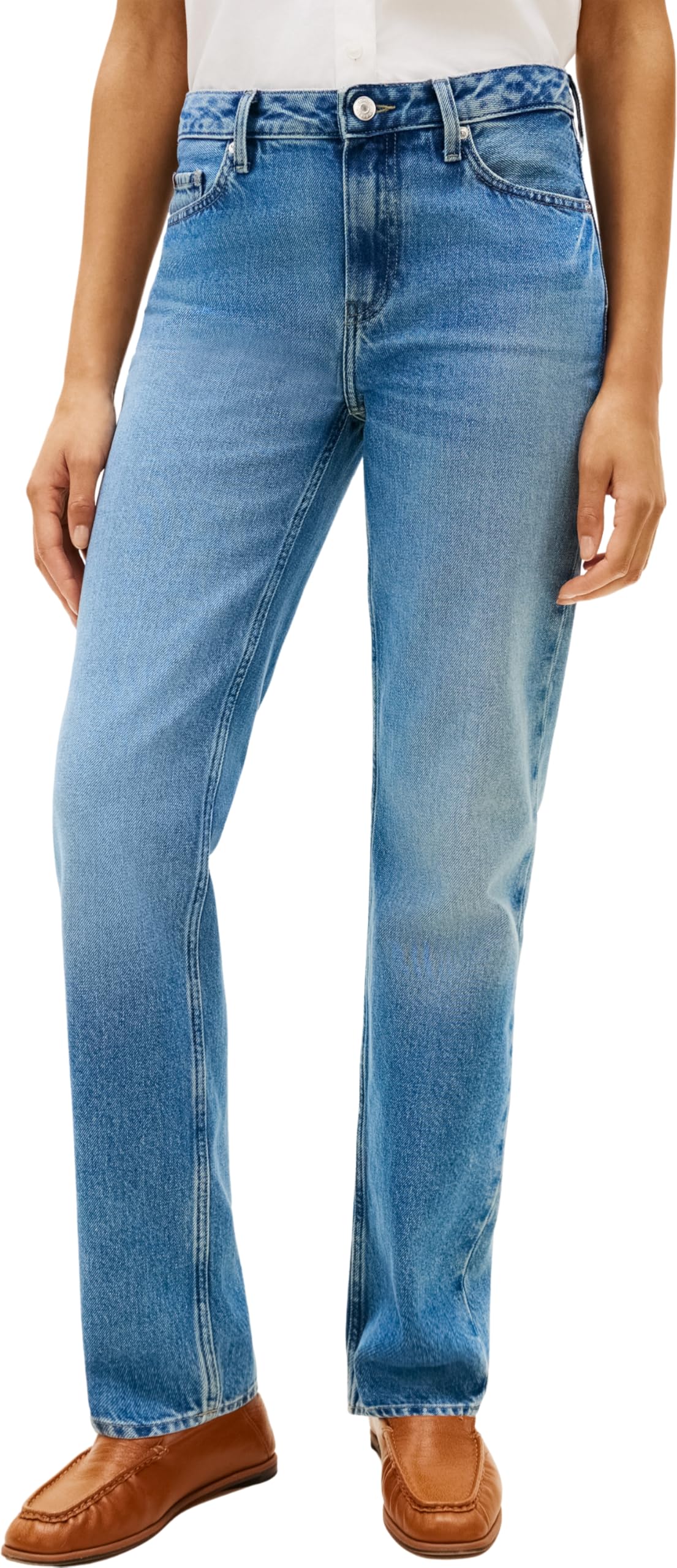 Tommy Hilfiger DNM Finn Classic Straight RW Ww0ww48569 - Droit - Droit - Femme