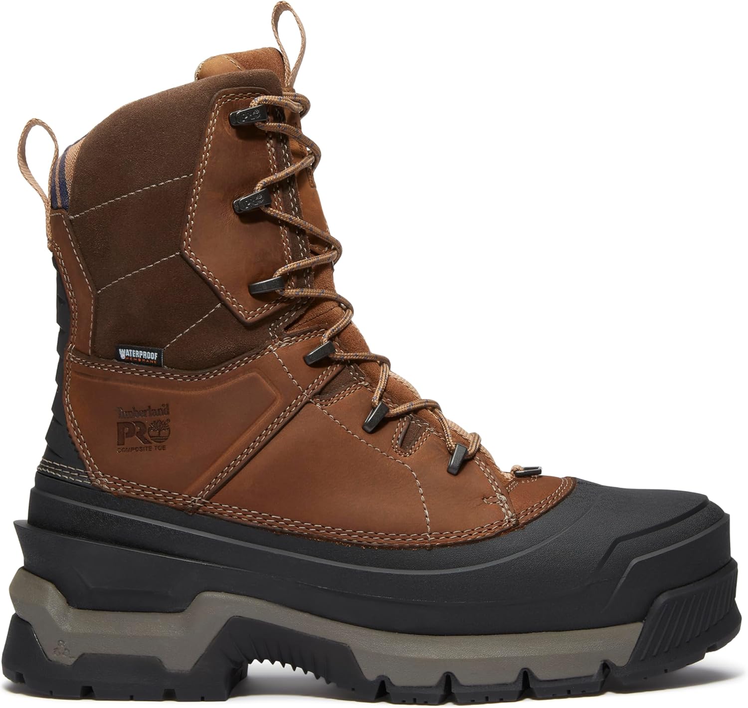 Timberland PRO Siberian, Men's, Brown, Comp Toe, EH, PR, WP/Insulated, Slip Resistant, 8 Inch, Work Boot - Image 6