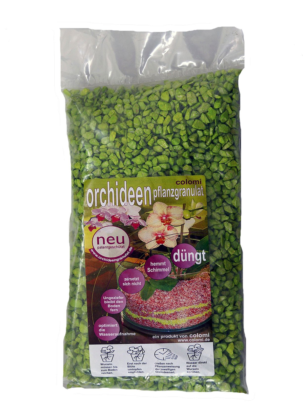 ColomiOrchid Granules 1 Litre Fine Apple Green