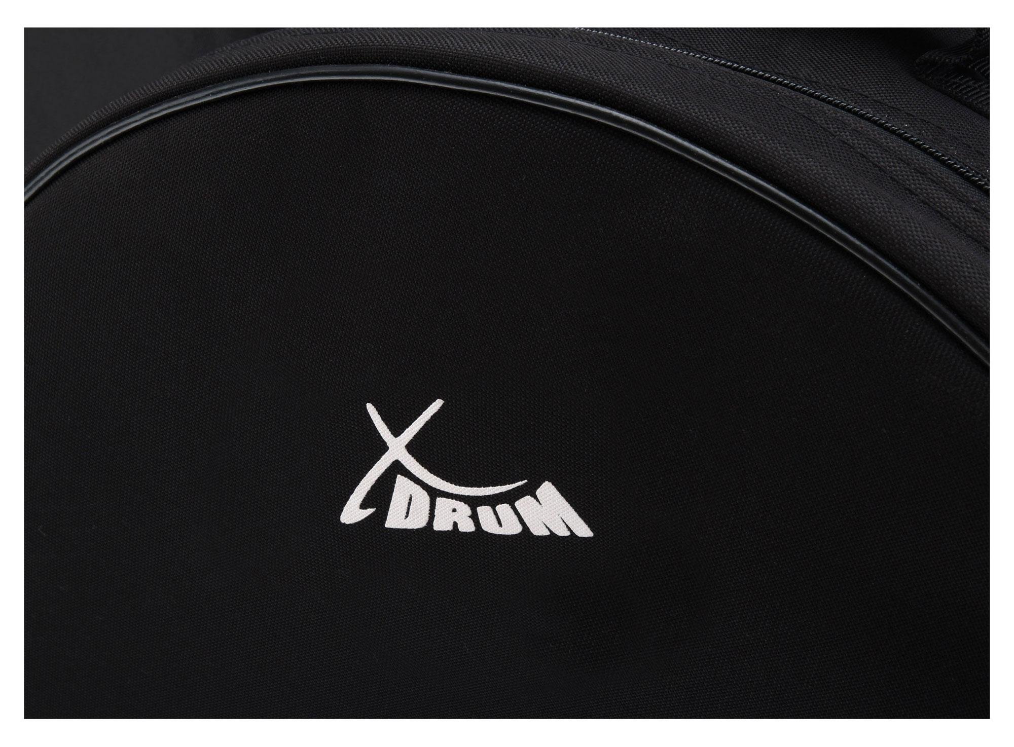 Set De Fundas Para Batería XDrum, Tamaños Studio, 14"x14", 12"x10" | Set de 5 piezas para set de cascos de batería, Para tamaños de casco: 20"x18", 14"x14", 12"x10", 10"x9" y 14, 5"x6