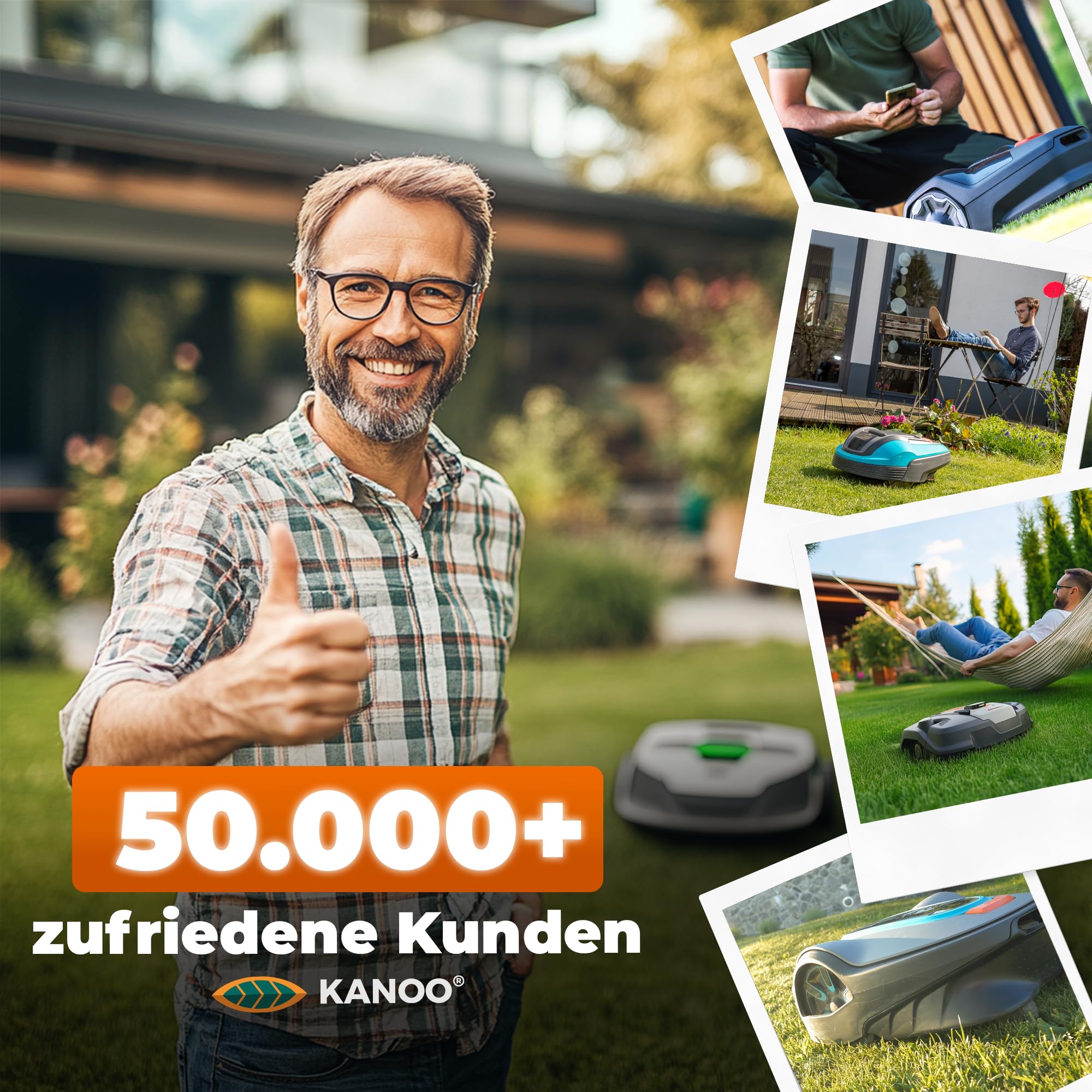 kanoo® Câble de délimitation pour Robot tondeuse - Compatibilité universelle - Fil de délimitation en Cuivre de qualité - Câble pour Robot tondeuse Husqvarna, Gardena, Bosch, Worx, etc. (500m)