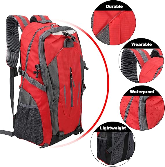 Outdoor Sports Backpack, 40L Waterproof Backpack Shoulder Bag for Climbing Camping Hiking