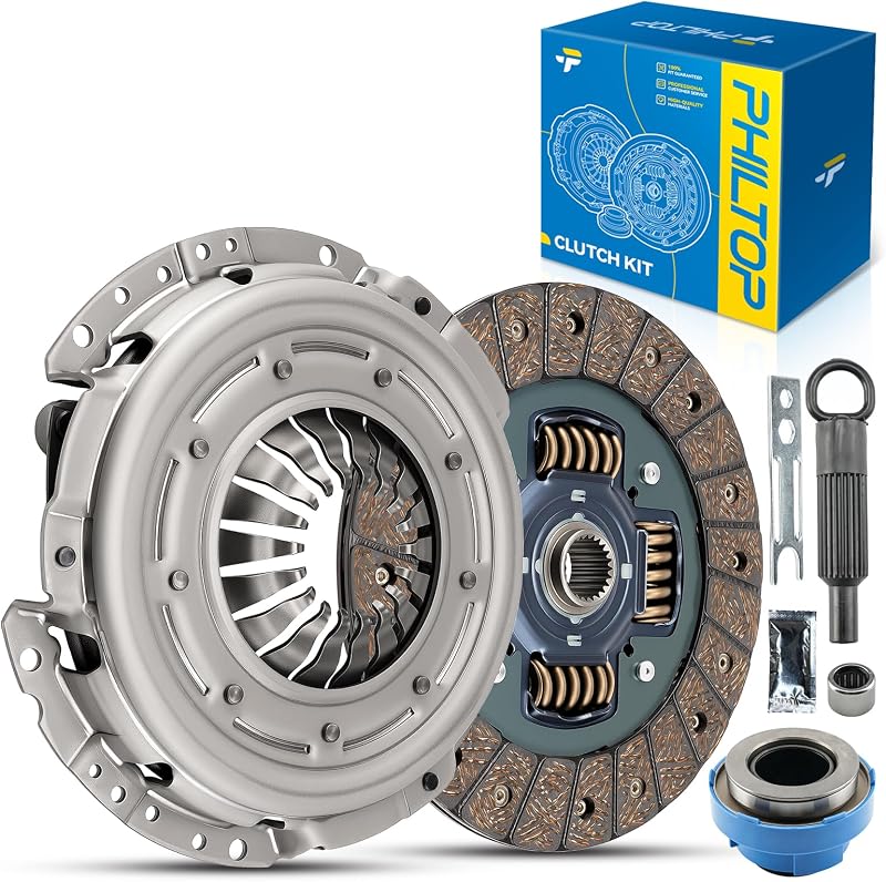 PHILTOP Clutch Kit & Slave fit for Ford Ranger 1995-2000 2.3L 2.5L 3.0L | 07-116 OEM Replacement for Mazda B2300 B2500 B3000