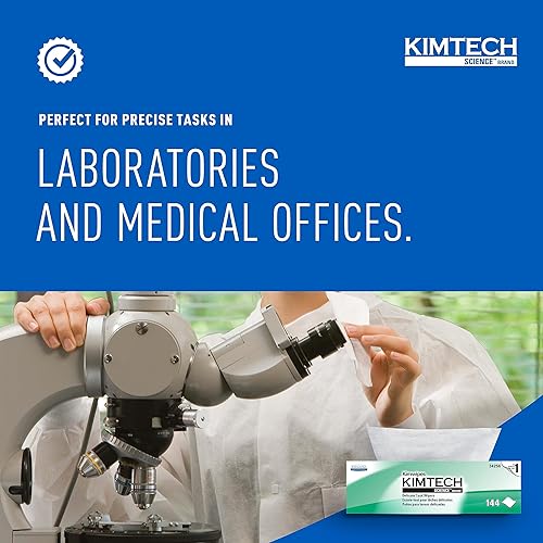 Miniatura 7 de Kimtech 34256CT KIMWIPES - Limpiadores para tareas delicadas 1 Hoja 14 710 x 16 35 Caja con 140 Cartón con 15 Cajas