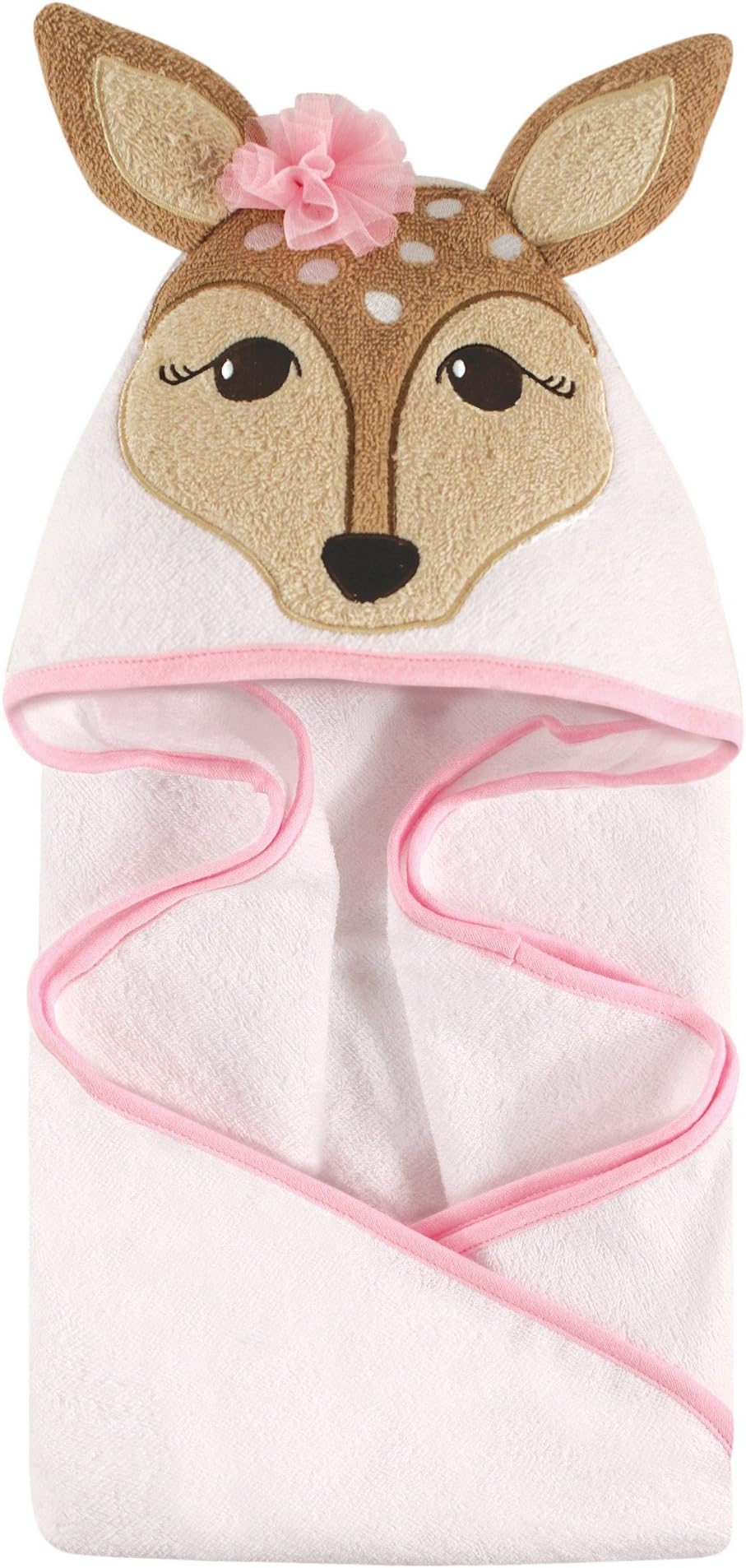 Hudson Baby Animal Hooded Towel, Fawn, 33''x33''