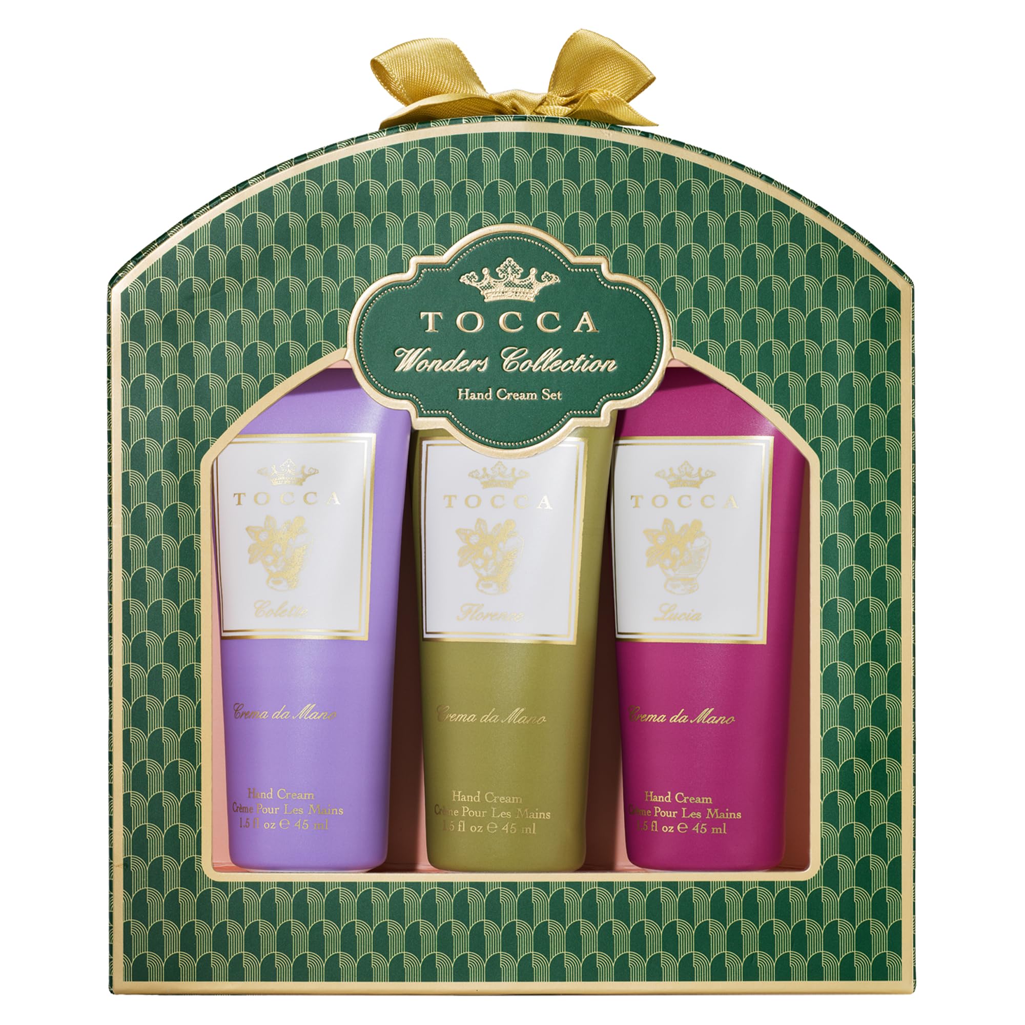ToccaWonders Collection Crema Veloce Mini Hand Cream Gift Set ($36 Value) - Includes Florence, Colette, Lucia, 45 ml Each