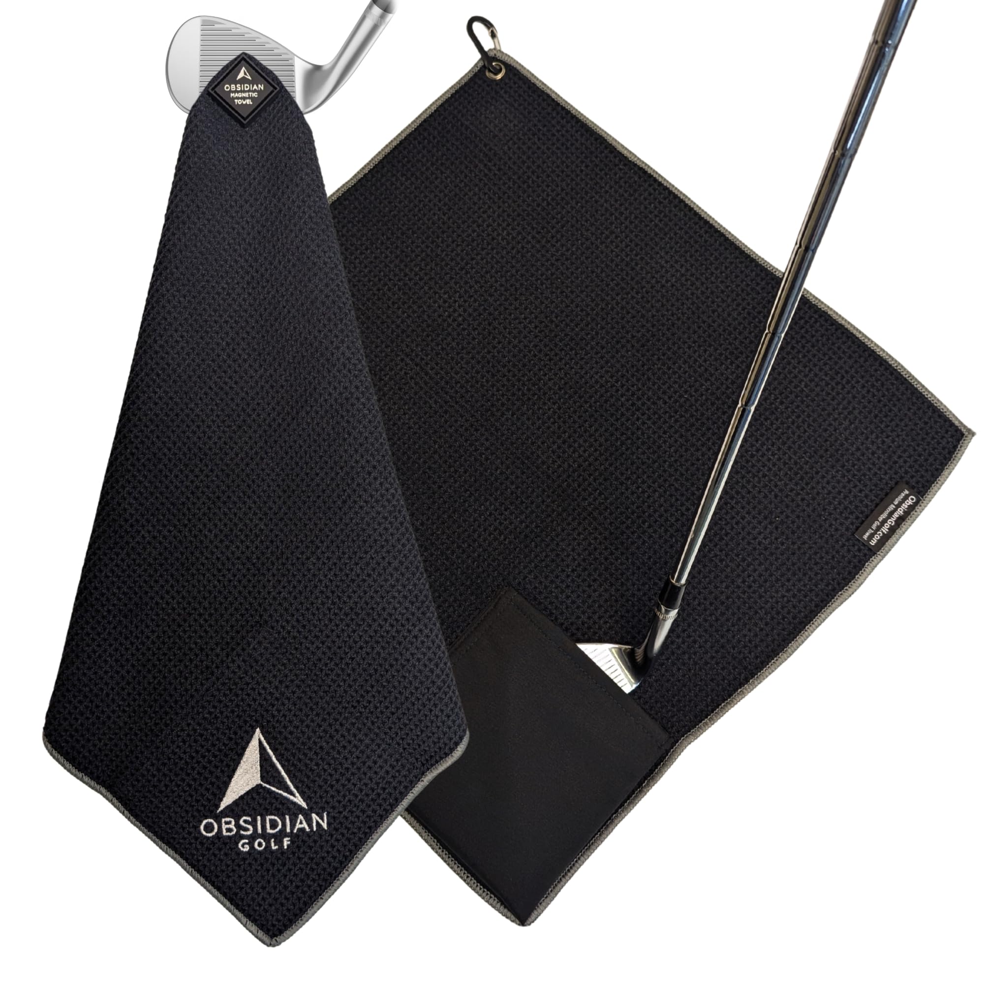 Greenside Magnetic Golf Towel Hydro Pocket 18x18