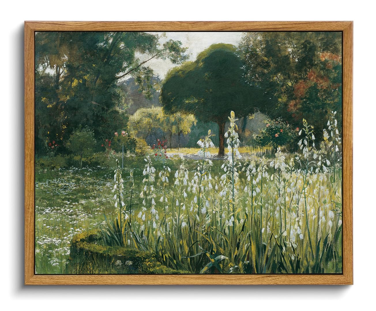 OIQArtOIQ Framed Canvas Wall Art,Vintage Decor,Landscape Nature Country Wildflower Paintings Farmhouse Pictures Modern Artwork Rustic Fall Flower Prints Cottagecore Office Living Room Bedroom Bathroom — view 99