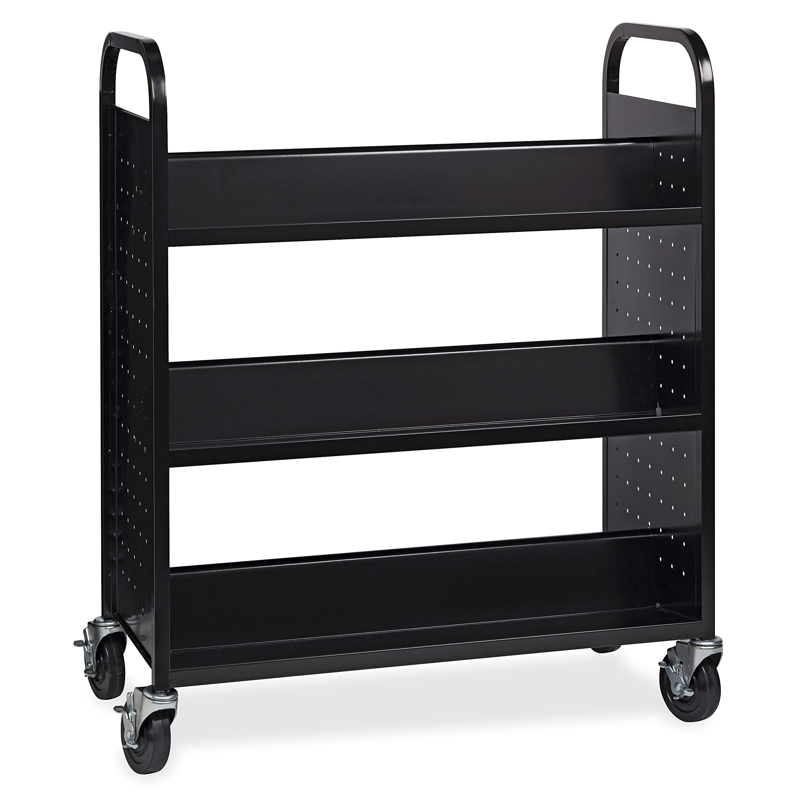 Lorell Double-Sided Book Cart