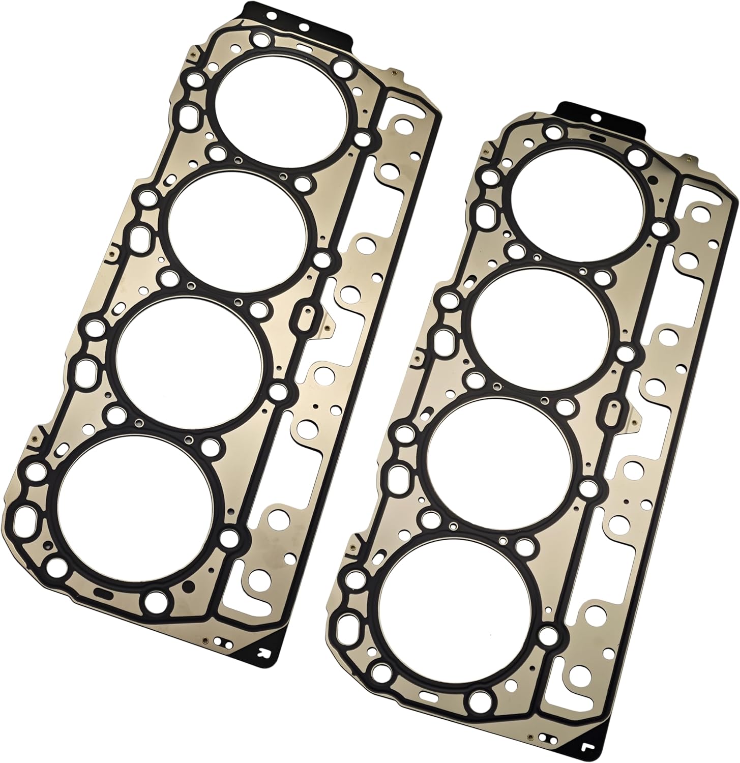 Head Gasket Pair for 2001-2016 Chevy Silverado 2500/3500 HD & for Gmc Sierra 2500/3500 HD, 2006-2016 Express/Savana 2500/3500, 2009-2016 4500 Models 6.6L V8 Diesel Replaces 12637785 & 12637788