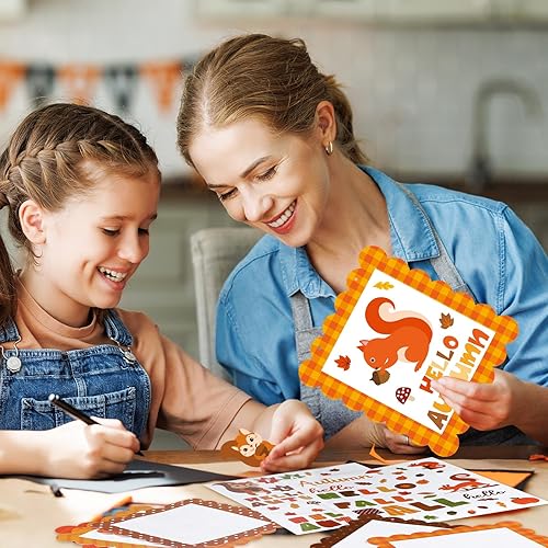 Miniatura 4 de Suzile 30 piezas de manualidades de otoño para niños, kit de manualidades de otoño para niños, suministros de manualidades de otoño, manualidades de