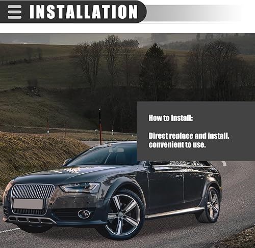 Miniatura 4 de Motoforti 8mm Rivets Clips, Bumper Fender Fastener, for Audi A6 2012-2013, Plastic, 7L6868243, Black, 10pcs