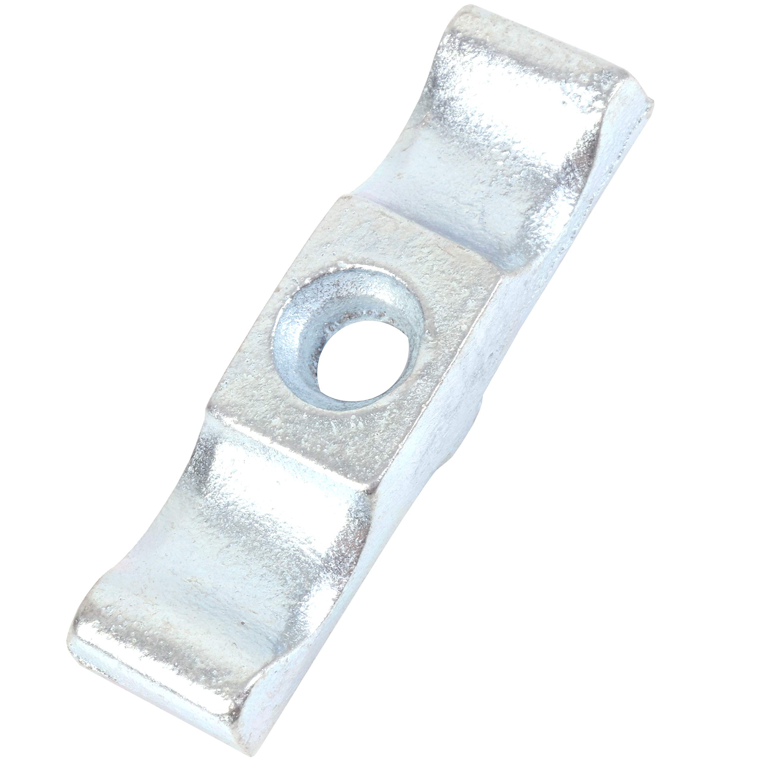 White Hinge White 12X Large Zinc Plated Turn Buttons 2" (47Mm) Cabinet Cupboard Wardrobe Hutch Cage Coop Door Latch Catch Lock