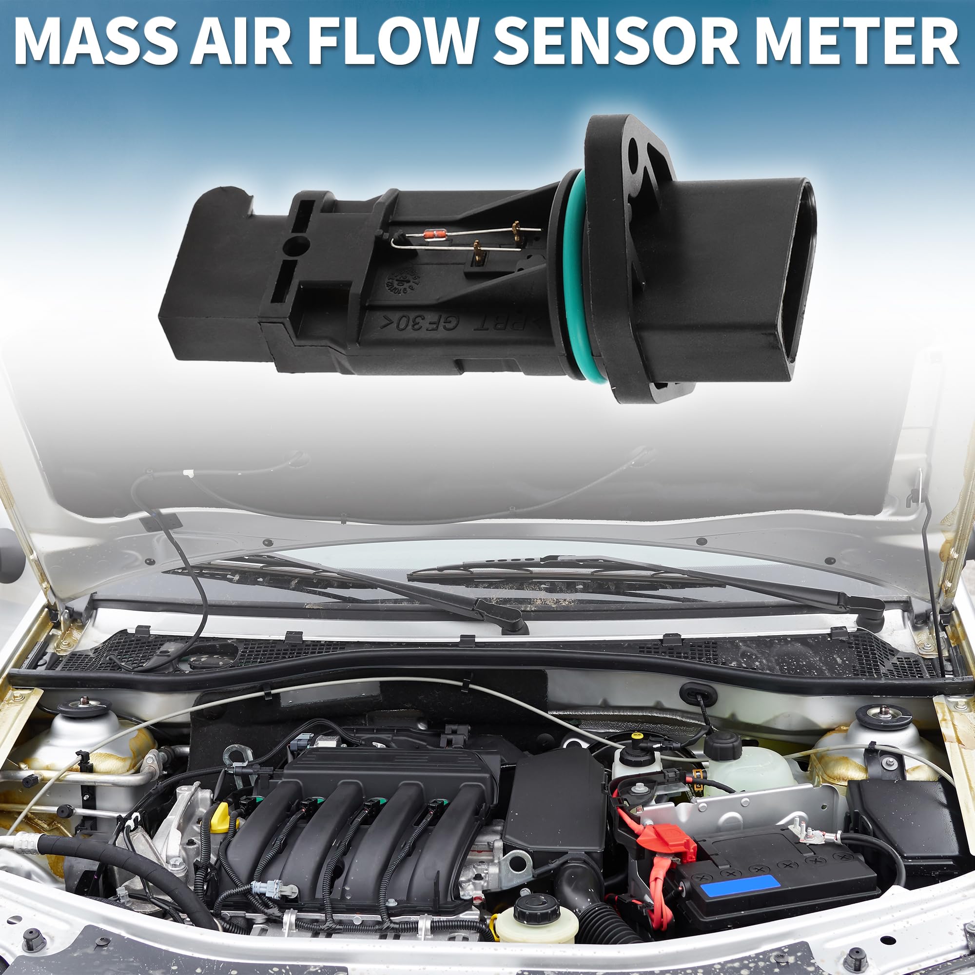 Sensor De Flujo De Aire Masivo Para Vito Bus 638 96-03 1Pc | Para Vito Kasten 638, Color Negro, Material Plástico Y Metal, Número De Pines 5, No. Oe A0000941348