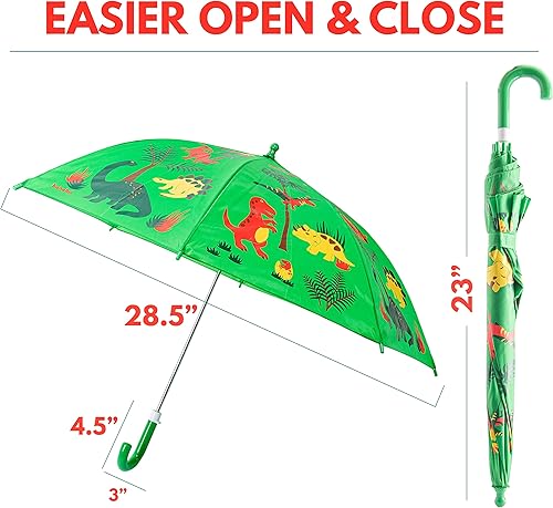 Miniatura 2 de Paraguas infantil Babalu  Paraguas para niños de 180in color verde y rojo