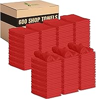 Vista 15 de GREEN LIFESTYLE White Shop - Toallas de 12 x 14 pulgadas, 150 unidades, 100% algodón, súper absorbentes y duraderas, trapos reutilizables a granel