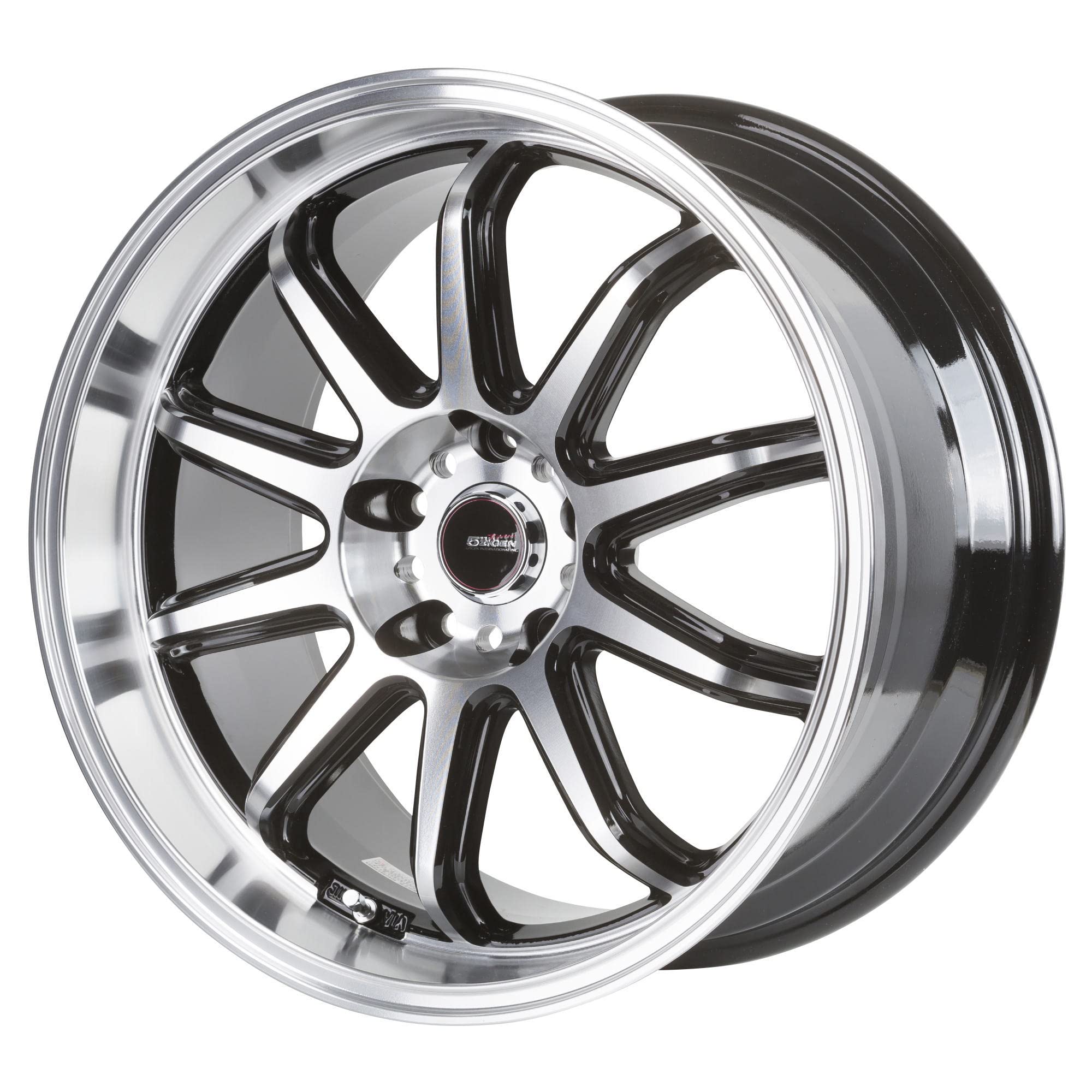 Amazon.co.jp: 5ZIGEN FIREBALL RR アルミホイール 1本 18inch×9.5J +