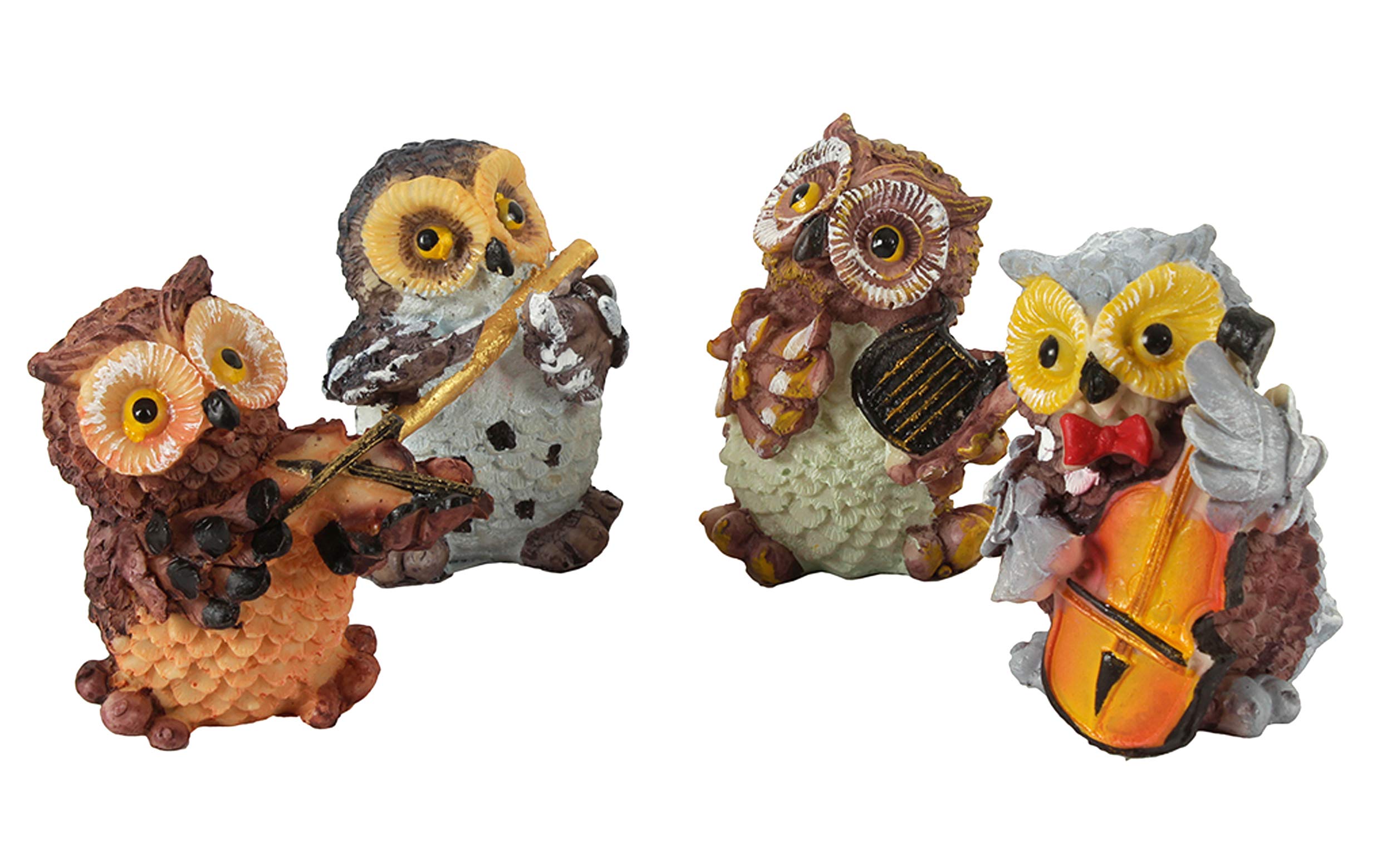 Owl Musical Figurines - Garden Decorations -3