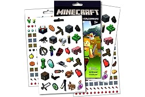 Minecraft Stickers – Peel and Stick Minecraft Decals for Walls or Cars,...