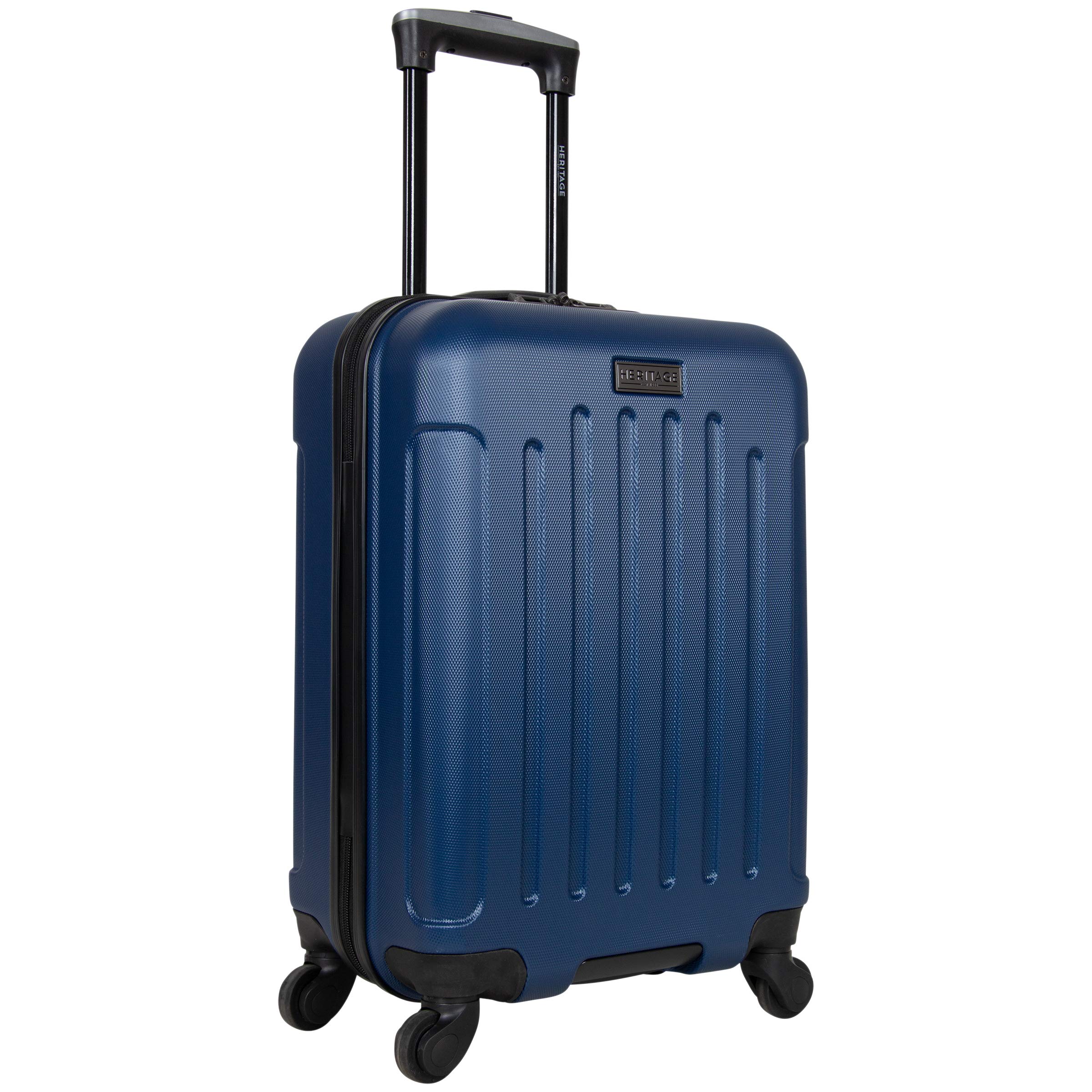 Heritage TravelwareHeritage Products Travelware Lincoln Park Hardside 4-Wheel, Indigo Navy, 20-Inch Carry On, Lincoln Park 20" Carry-on Luggage Lightweight Hardside 4-wheel Spinner Cabin Bag Travel Suitcase