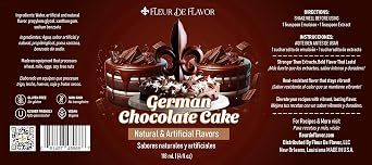 Fleur De Flavor German Chocolate Cake Emulsion Chocolate & Coconut Flavor (4 oz)