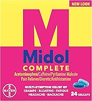 Vista 1 de Midol Menstural Complete, Gelcaps, 24 ct