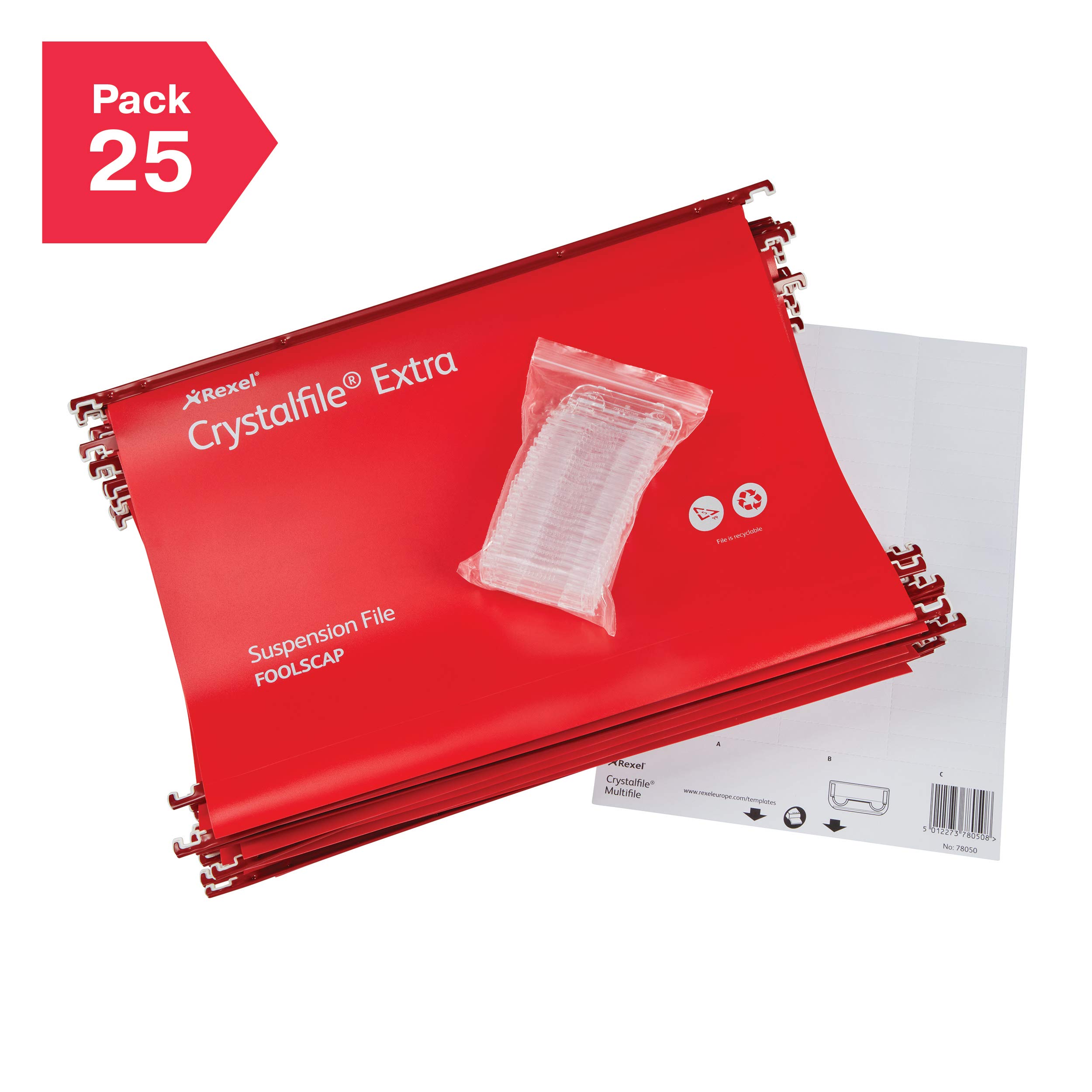 Rexel 70632 cartella Polipropilene (PP) Rosso