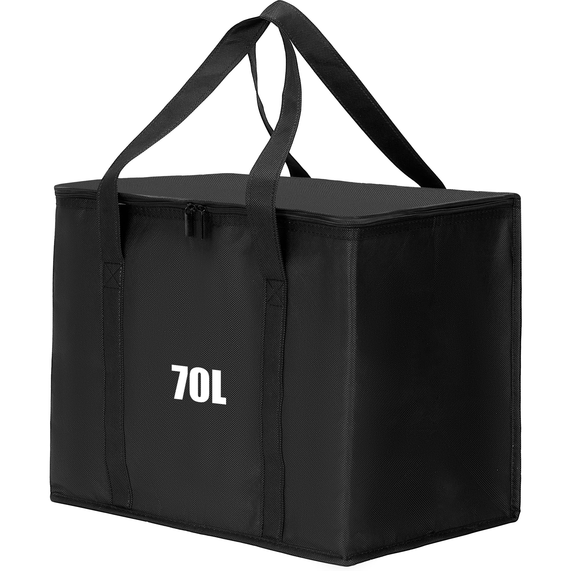 Food Delivery Bag 70L Large Insulated Cooler Bag, Waterproof Shopping Bags