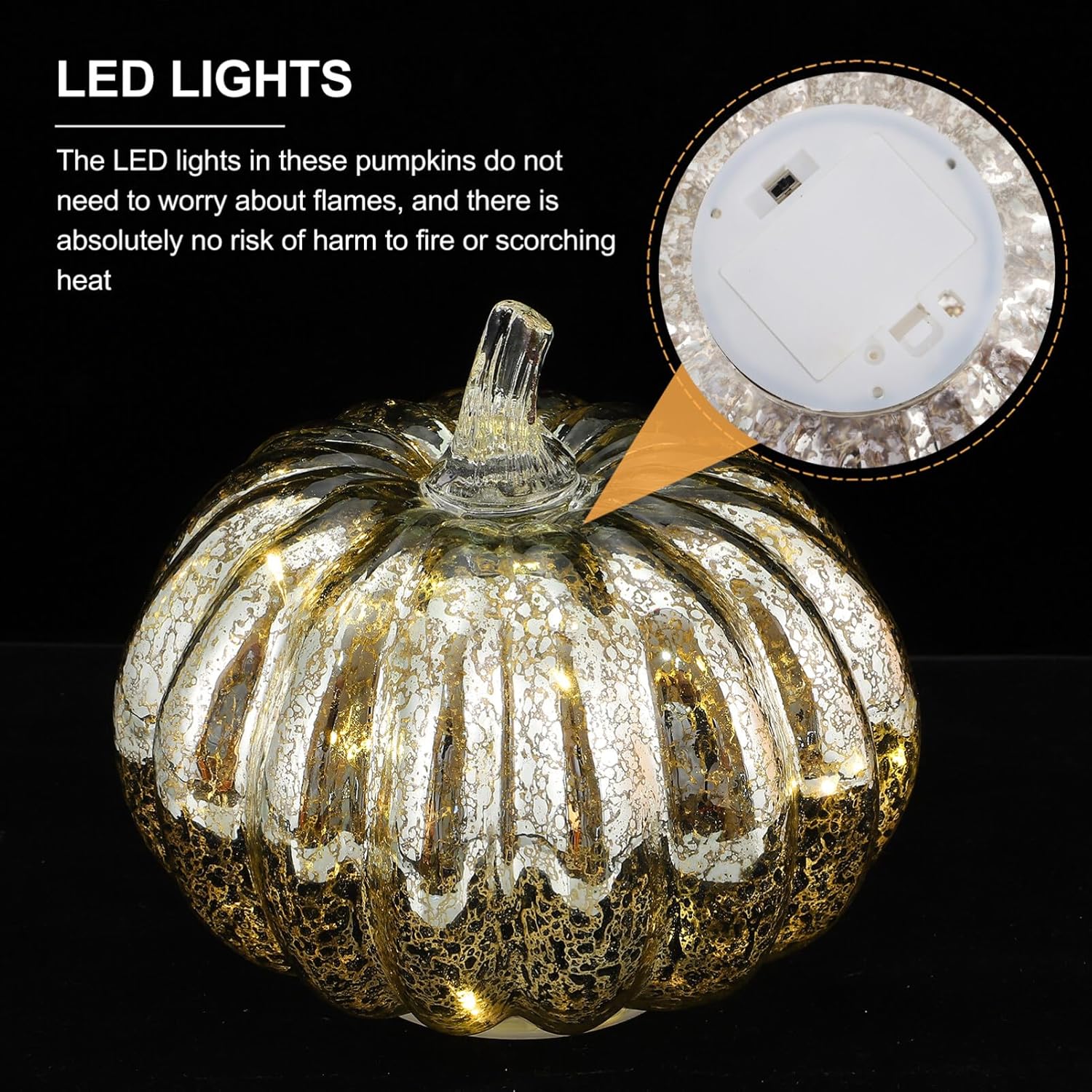 Uonlytech Halloween Pumpkin Light Led Lantern Flickering Decorative Lamp for Halloween Parties Carnival and Festive Decorations Without Battery
