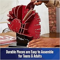 Vista 4 de 4D Build, Marvel Iron Man - Kit de modelo de rompecabezas 3D con soporte, 96 piezas, decoración de escritorio de casco de Iron Man, juguetes