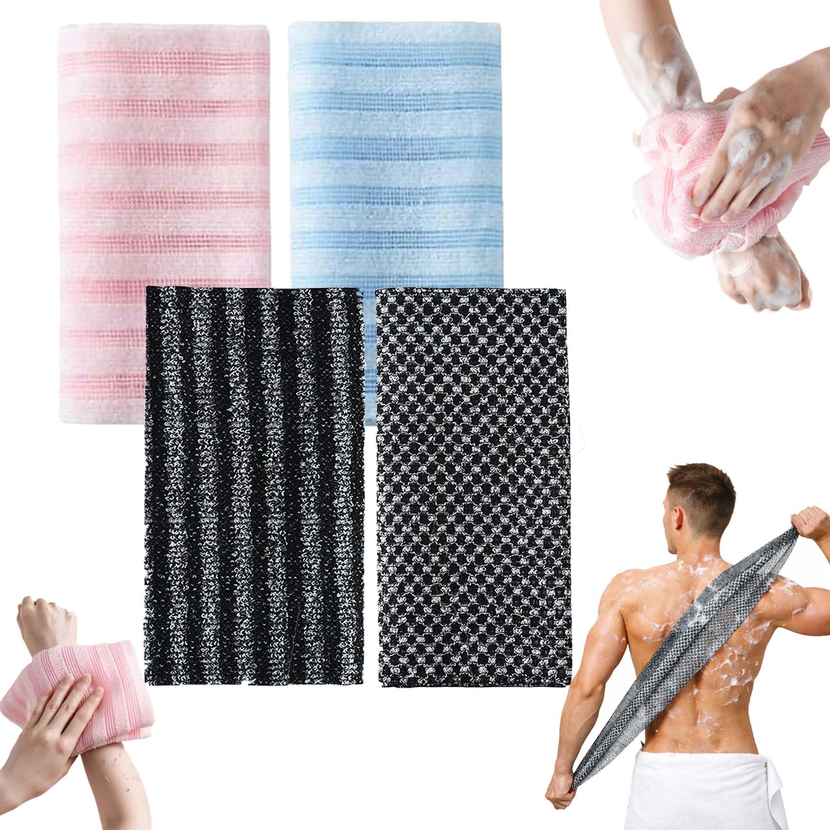 Serviette exfoliante Ecovia en fibre de bambou pour un nettoyage doux au quotidien