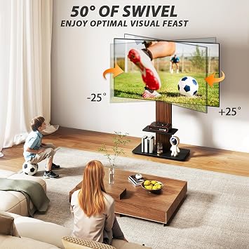 TVON Heavy Duty Floor TV Stand for 55-100 inch Large Screens