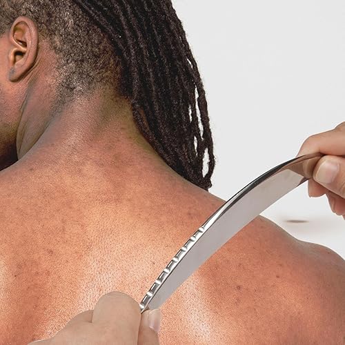 Miniatura 4 de DOLOVIN Gua Sha - Rascador muscular de acero inoxidable para el cuidado del cuerpo, masaje Guasha todo en uno, terapia física de tejidos blandos