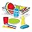 Melissa & Doug Wash and Dry Dish Set - 24 Pieces Kids Play Dishes, Play Kitchen Accessories, Toy Dishes for Kids Kitchen Ages 3+