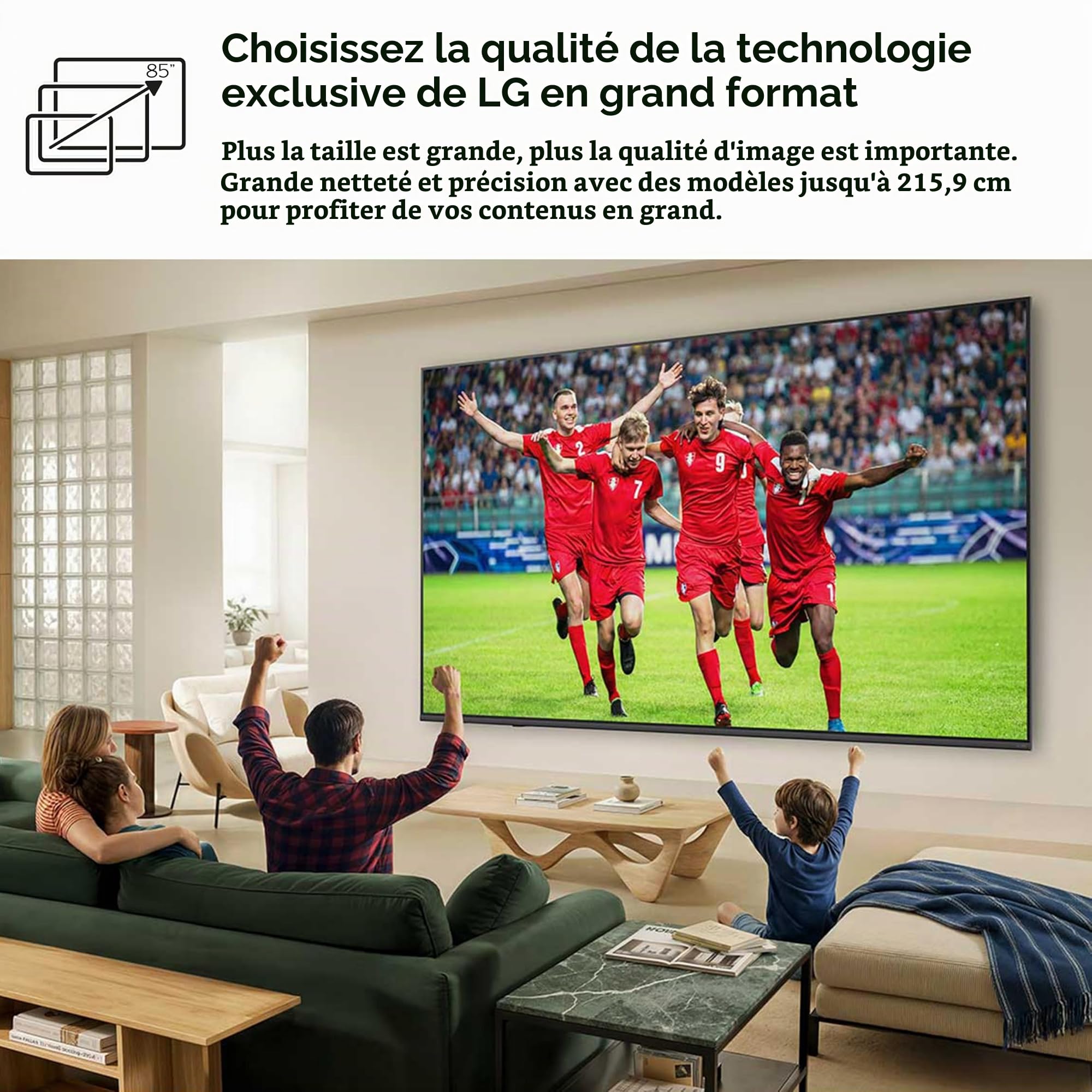 LG TV QNED Evo (2026) 55" QNED MiniLED 4K UHD - 55QNED81B6A.AEU