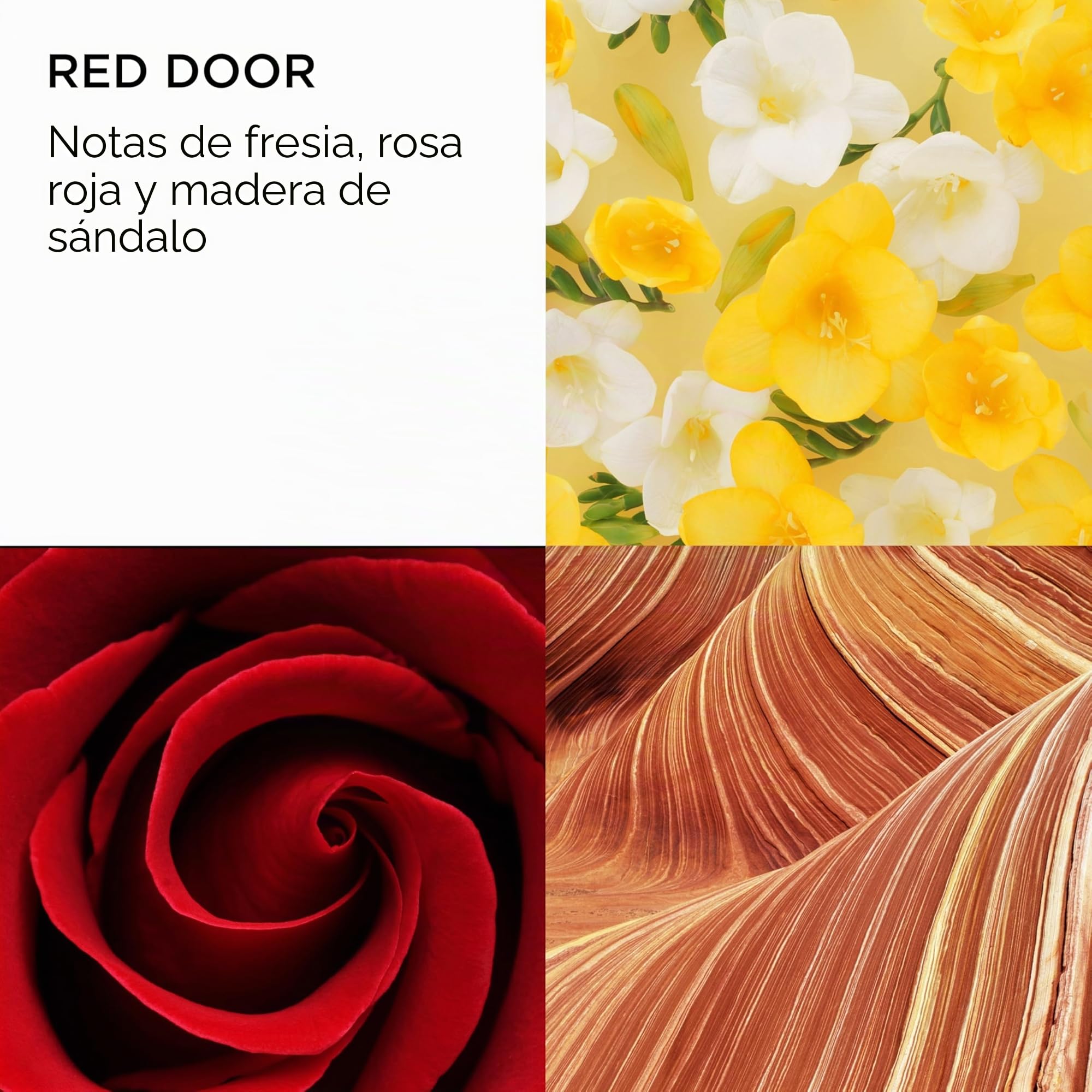Elizabeth Arden Prestige Fragrance Coffret - Juego de regalo de 3 piezas, puerta roja, té verde, té blanco, fragancia de lujo para mujer