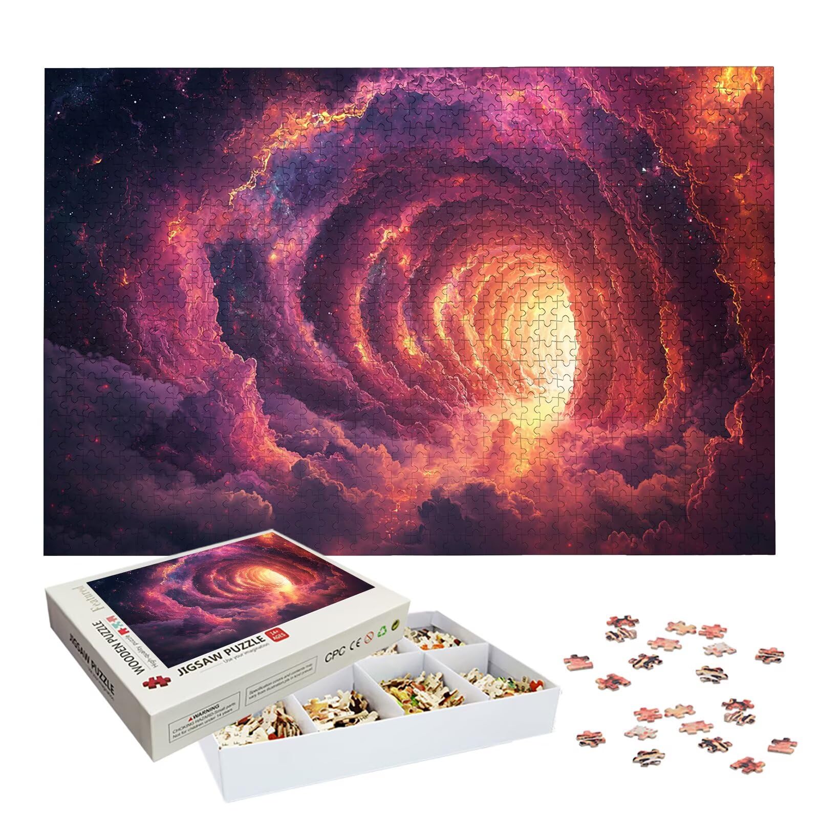 Puzzle 1500 Piezas Adultos, Puzzle Misterio con Exquisita Caja de Embalaje, 1500 Piezas Rompecabezas Desafiante para Adultos, Rompecabezas Fantasía para Toda la Familia, Regalo Mujer y Hombres, -8928