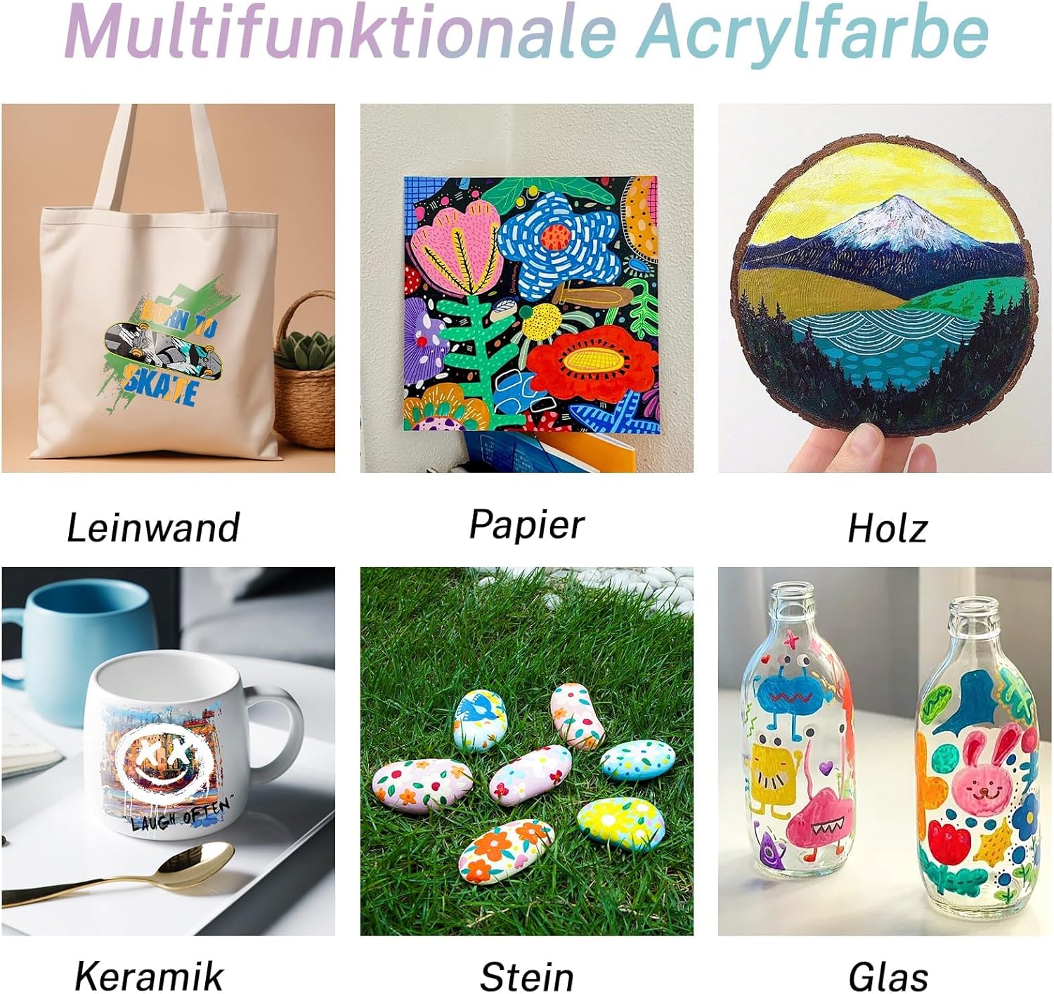 TBC Colori Acrilici Set, 24 Colori immagine 4
