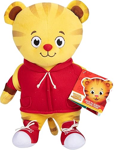 Miniatura 7 de Daniel Tiger's Neighborhood Peluche de Daniel Tiger de regreso a la escuela Feature Plush con Tigey y mochila que incluye música, sonidos y frases!