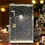 DIY Snow Scenery Night Light, Snowy Night Street Lamp Christmas Snows Scene Light DIY Materials, Street Lamp Snow Globe, Flowing Snowy Lights Christmas Decorations Desktop Decor