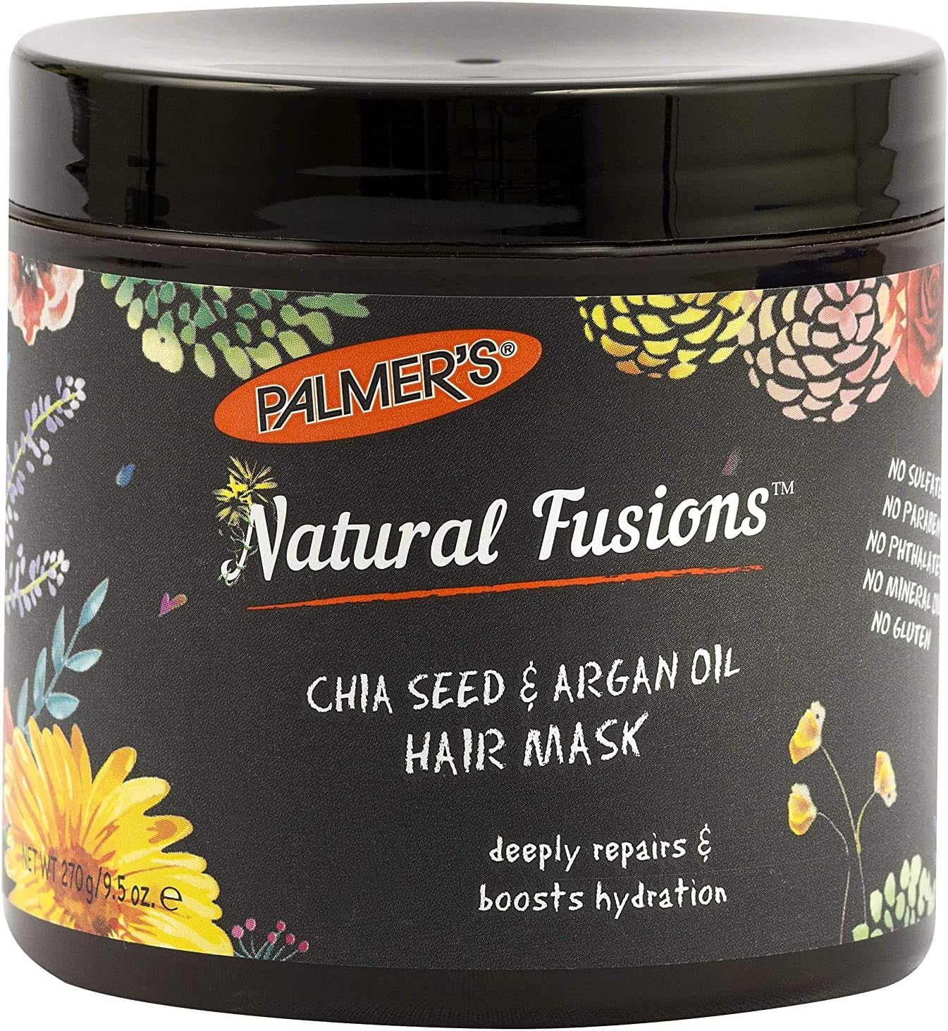 Palmer's Natural Fusions Chia Seed & Argan Oil Hair Mask, 270 gm