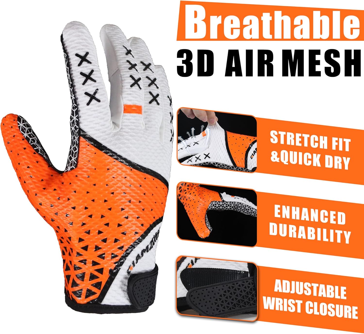 Receiver Gloves Football Training Gloves Youth Football Gloves