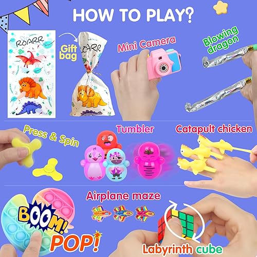 Miniatura 2 de 829 piezas de recuerdos de fiesta para niños, paquete de juguetes para ansiedad, bolsas de regalo, caja del tesoro, juguetes para recompensas de