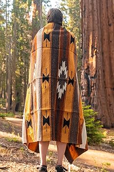 布団・毛布 SOUTH2 WEST8 WOOLEN BLANKET Extra Large Baby Alpaca Wool Blanket - Aztec Southwest